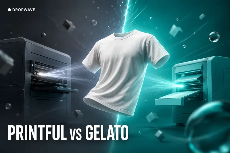 Printful vs Gelato: Print-on-Demand for Dropshippers